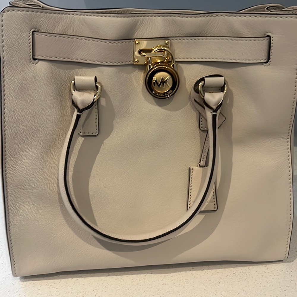 Michael Kors Vanilla Hamilton Bag